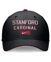 Nike Men's Black Stanford Cardinal Primetime Rise Swoosh Flex Hat