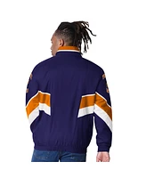 Starter Men's Purple Phoenix Suns Captain Oxford Full-Zip Jacket