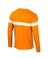 Colosseum Men's Tennessee Orange Tennessee Volunteers Too Cool For School Long Sleeve Polo