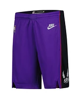 Nike Youth Purple Toronto Raptors 2024/25 City Edition Swingman Performance Shorts