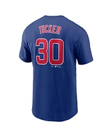 Nike Men's Kyle Tucker Royal Chicago Cubs Fuse Name Number T-Shirt