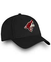 Fanatics Men's Black Arizona Coyotes Core Elevated Speed Flex Hat