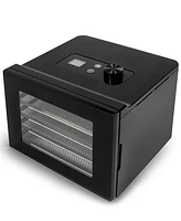 Elite Cuisine Digital Food Dehydrator with 4 Stainless Steel Trays