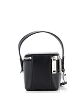 Pre-Owned Salvatore Ferragamo Micro Gancicni Top Handle Vanity Case Leather
