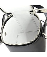 Pre-Owned Salvatore Ferragamo Micro Gancicni Top Handle Vanity Case Leather