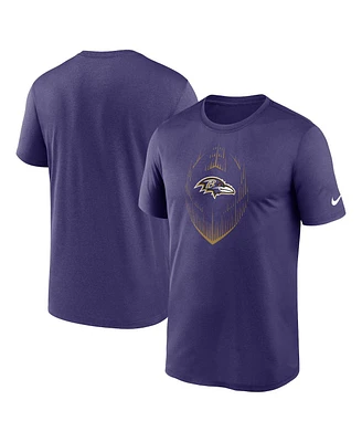 Nike Men's Purple Baltimore Ravens Primetime Legend Icon Performance T-Shirt