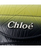 Pre-Owned Chloe Small Aby Lock Bag Embossed Leather