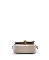 Pre-Owned Chloe Mini C Flap Bag Leather