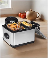 Elite Cuisine 4 Quart Dual Deep Fryer
