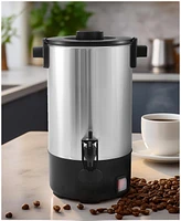 Elite Cuisine 30 Cup Pro Stainless Steel Office Coffee Urn