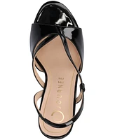 Journee Collection Women's Varra Crossover Strap Dress Sandals