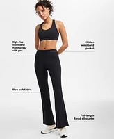 Id Ideology Women's High Rise Flare Leggings