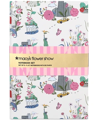 Macy's Flower Show 3-Pc. 60-Page Notebook Set, Exclusively at Macy's