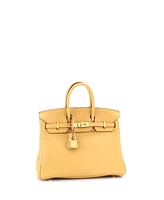 Pre-Owned HERMES Birkin 25 Handbag Swift with Gold Hardware