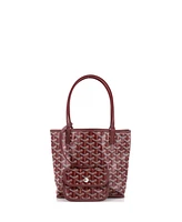 Pre-Owned Goyard Mini Anjou Reversible Tote Coated Canvas