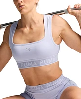 Puma Women's Move Lace Mesh Mid-Impact Sports Bra