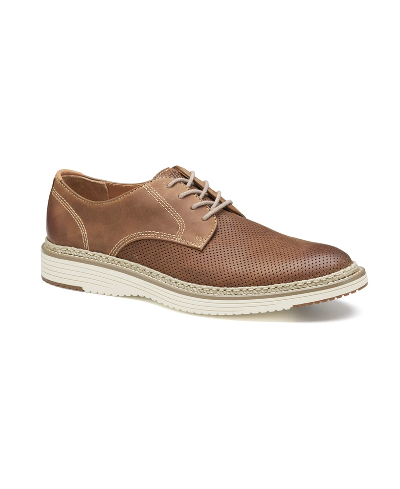 Johnston & Murphy Men's Upton Perfed Plain Toe Shoe