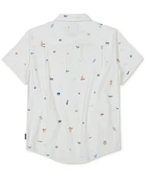 Quiksilver Big Boys Apero Classic Woven Cotton Shirt