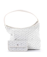 Pre-Owned Goyard Boheme Hobo Coated Canvas