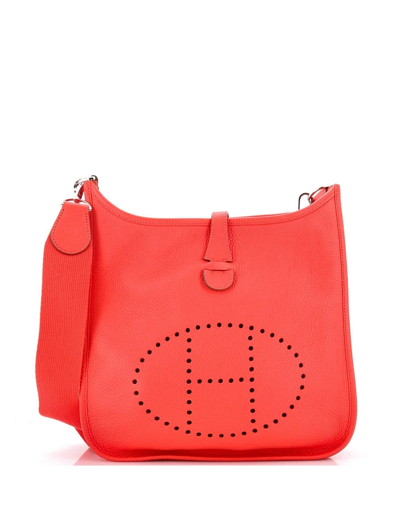 Pre-Owned HERMES Pm Evelyne Bag Gen Iii Togo