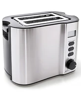Elite Cuisine 2-Slice Lcd Toaster with Bagel Function