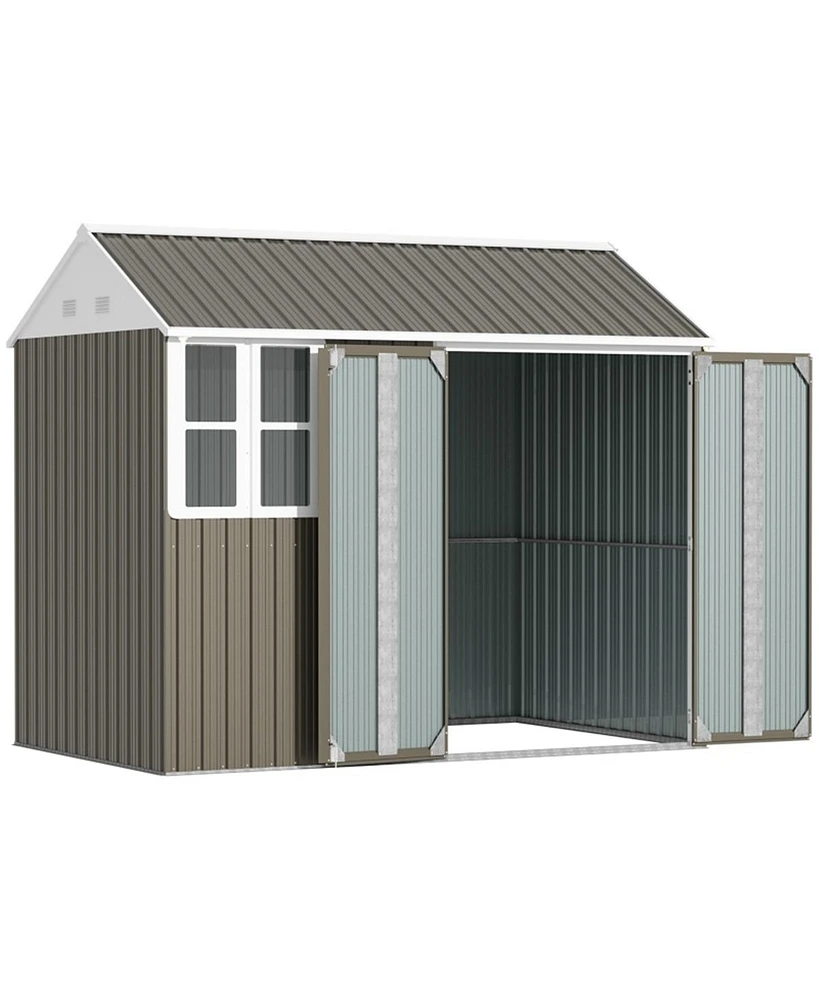 Garden Shed – Durable Outdoor Storage Shed for Tools, Equipment, and Lawn Care