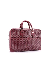 Pre-Owned Goyard Mm Ambassade Briefcase Coated Canvas
