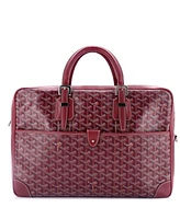 Pre-Owned Goyard Mm Ambassade Briefcase Coated Canvas