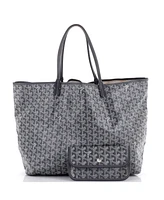Pre-Owned Goyard Gm Saint Louis Tote Coated Canvas