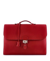 Pre-Owned HERMES 41 Sac a Depeches Bag Fjord