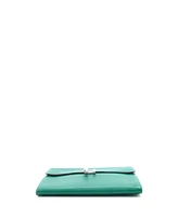 Pre-Owned HERMES Cinhetic Clutch Chevre Mysore