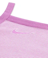 Nike Baby Girls Essentials T-Shirt, Bodysuit & Ruffled Shorts, 3 Piece Set