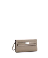 Pre-Owned HERMES Kelly To Go Wallet Chevre Mysore