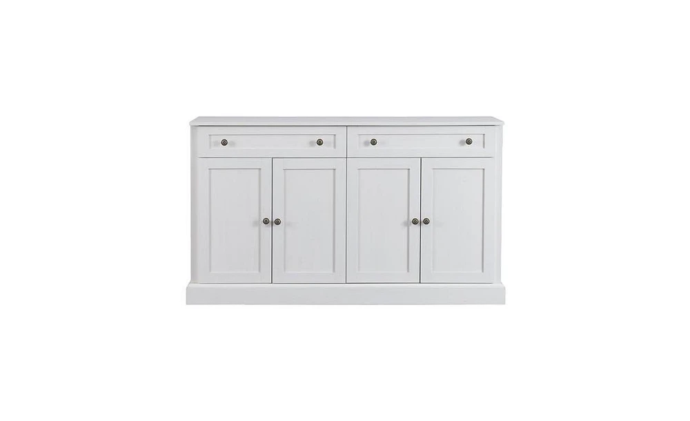 Kitchen Sideboard Storage Buffet Cabinet with 2 Drawers, 4 Doors, and Ample Storage Space