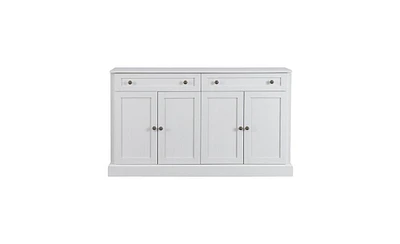 Kitchen Sideboard Storage Buffet Cabinet with 2 Drawers, 4 Doors, and Ample Storage Space