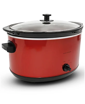 Elite Cuisine 8.5 Quart Stainless Steel Slow Cooker