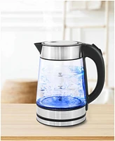 Elite Cuisine 1.8 Quart Cordless Glass Kettle