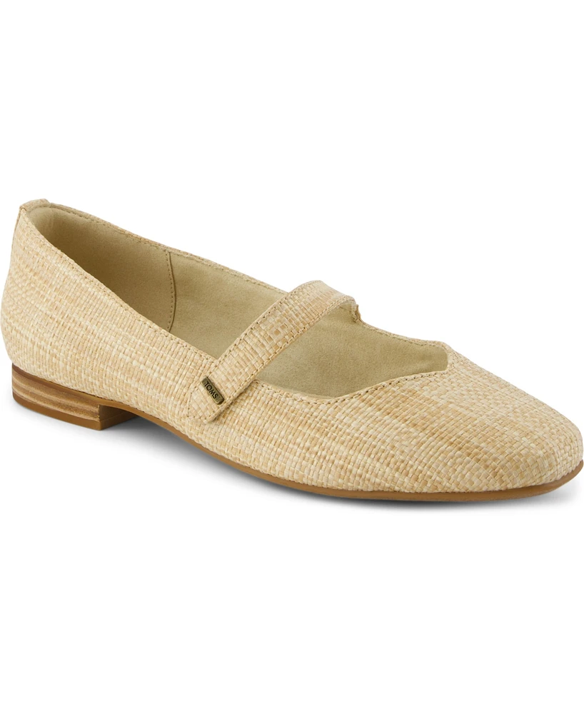 Toms Women's Bianca Mary Jane Slip-On Flats