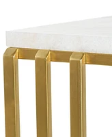 StyleCraft Home Collection 2-Pc. Marble Angie Glam Table