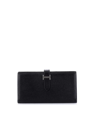 Pre-Owned HERMES Long Bearn Wallet Epsom