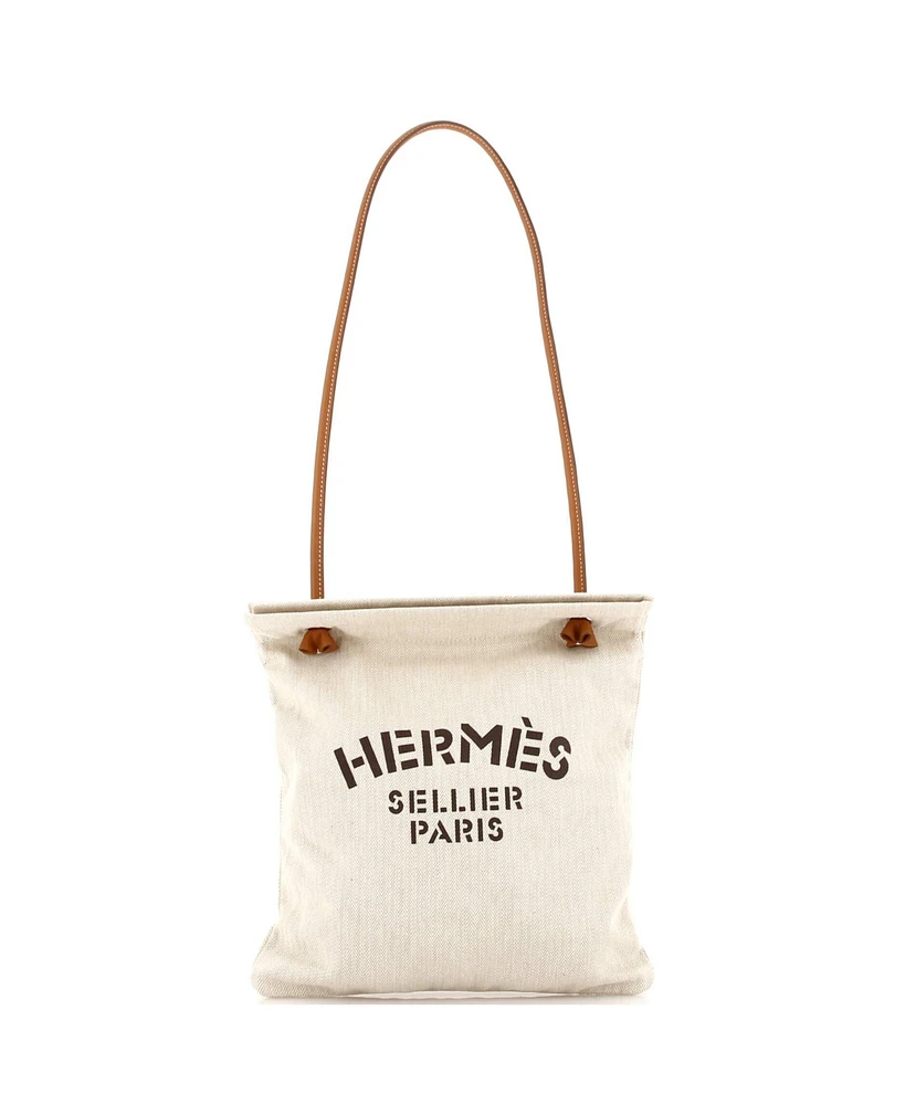 Pre-Owned HERMES Mm Aline Bag Toile