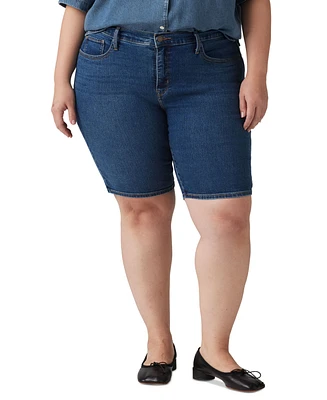 Levi's Plus High-Rise Shaping Bermuda Shorts