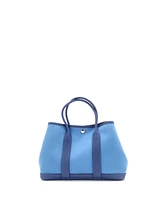 Pre-Owned HERMES 30 Garden Party Tote Toile and Leather