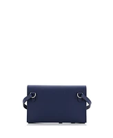 Pre-Owned HERMES Double Snap Pochette Crossbody Epsom