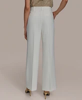 Donna Karan New York Women's Pleat-Front Wide-Leg Pants