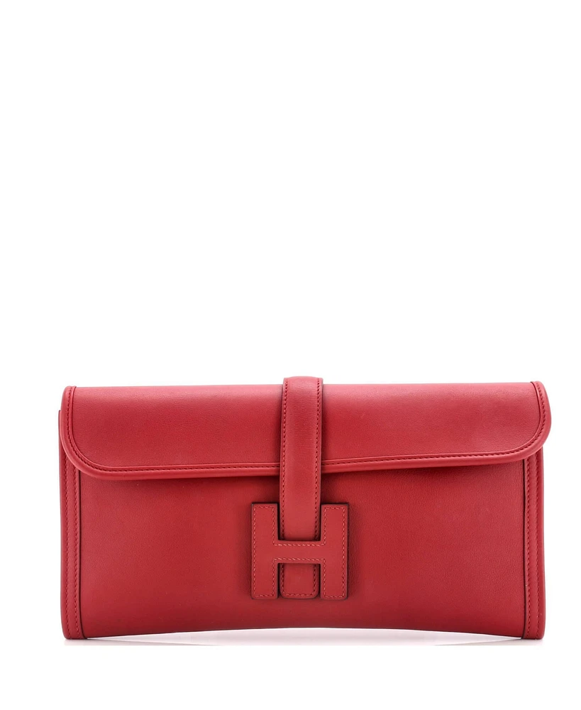 Pre-Owned Hermes 29 Jige Elan Clutch Swift