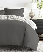 ienjoy Home Utra Soft Reversible 3-Pc. Duvet Cover Set, King/California King