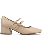 Journee Collection Women's Nally Mary Jane Square Toe Pumps