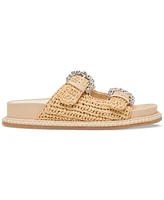 Dolce Vita Women's Shauny Crystal Double-Buckle Footbed Sandals