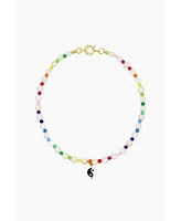 Yin Yang Rainbow Necklace